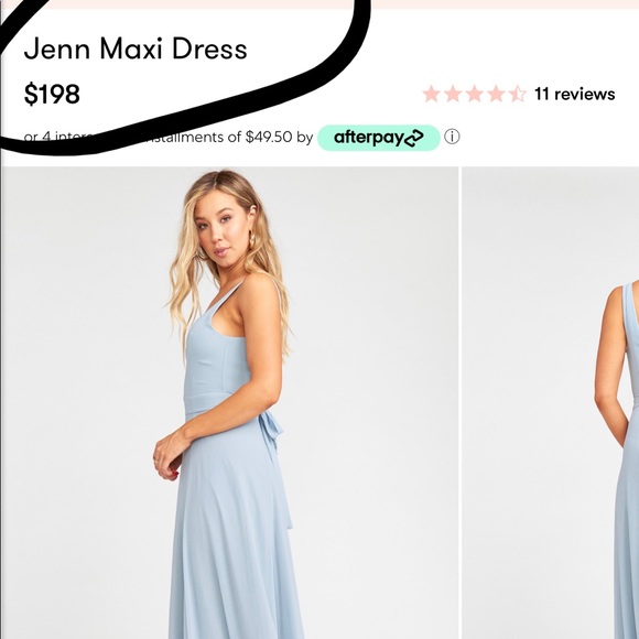 Show Me Your Mumu Jenn Maxi Dress Size S UNALTERED - Picture 5 of 5